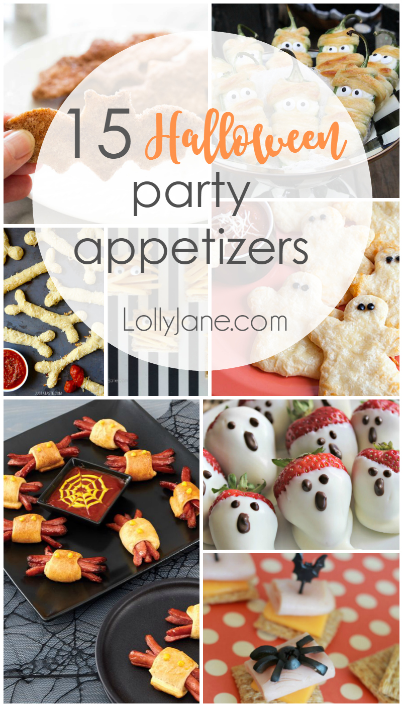 Halloween Party Appetizers - Lolly Jane