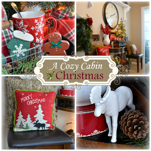 A Cozy Cabin Christmas Display | Dining Delight