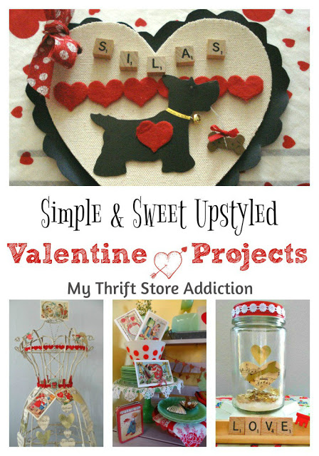 Simple & Sweet Upstyled Valentine Projects - My Thrift Store Addiction