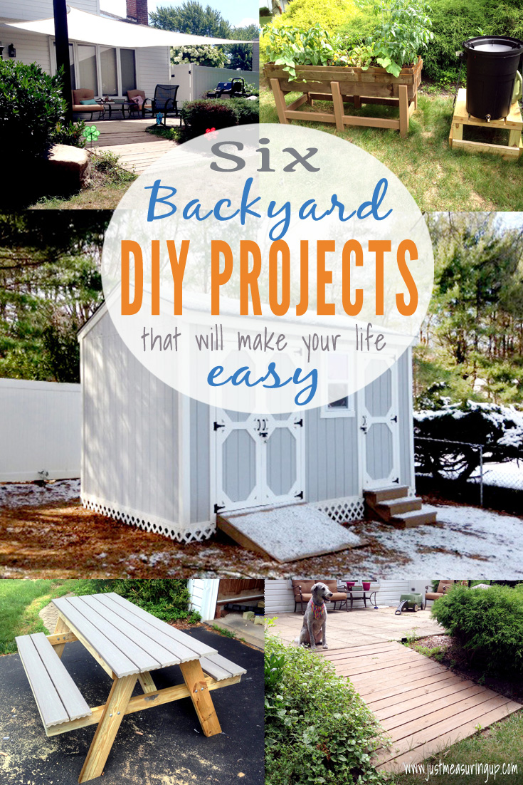 6 Backyard DIY Projects That Make Life Easier | Just Measuring Up 