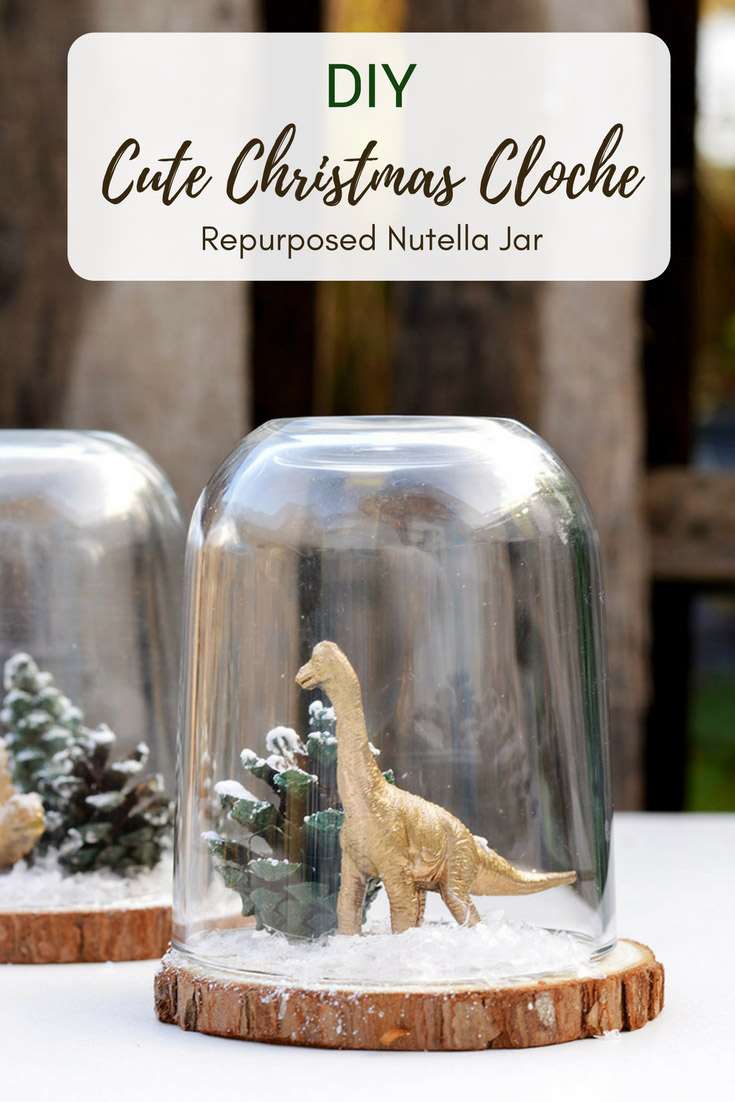 Make A Dinosaur Terrarium out of a Nutella Jar | Pillar Box Blue 