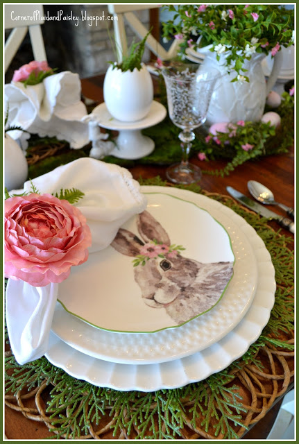 Easter Blooms & Bunnies | Corner of Plaid and Paisley