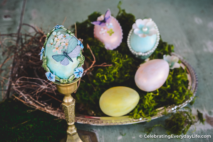 How to Make Easy DIY Victorian Easter Eggs | Celebrating Everyday Life